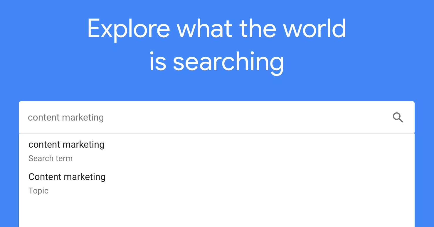 google trends topics