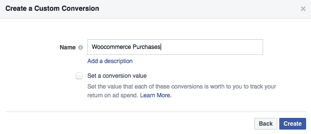 woocommerce conversions facebook