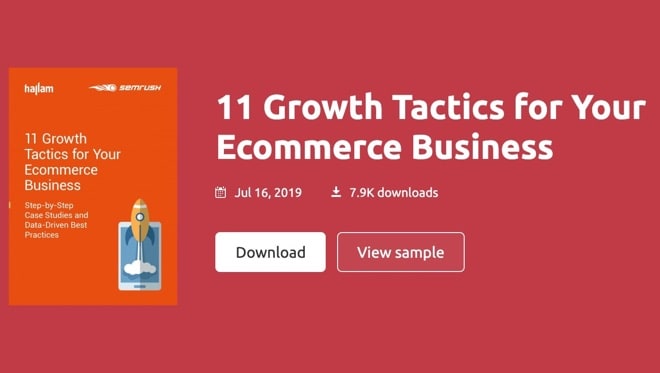 eBook: eCommerce Growth Tactics
