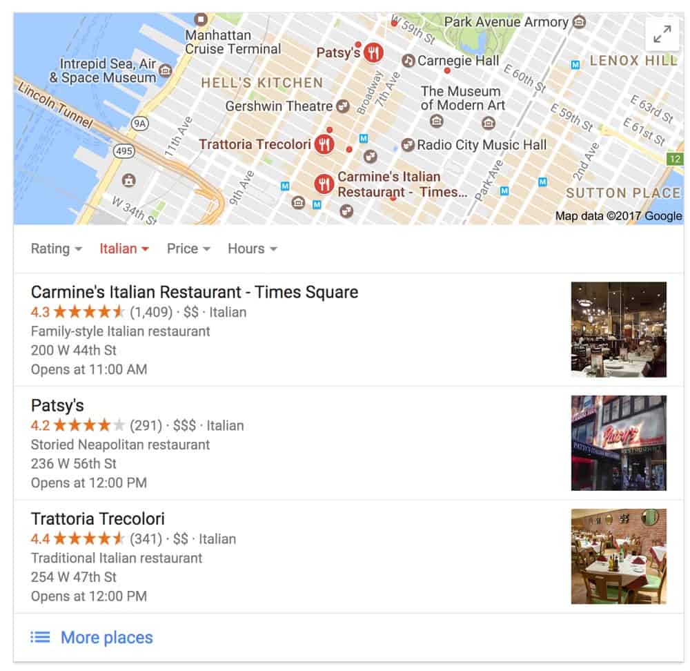 Local SEO Examples