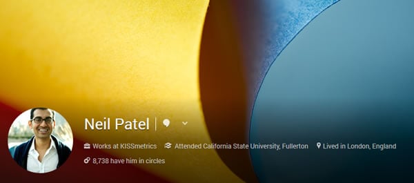Neil Patel Google Plus