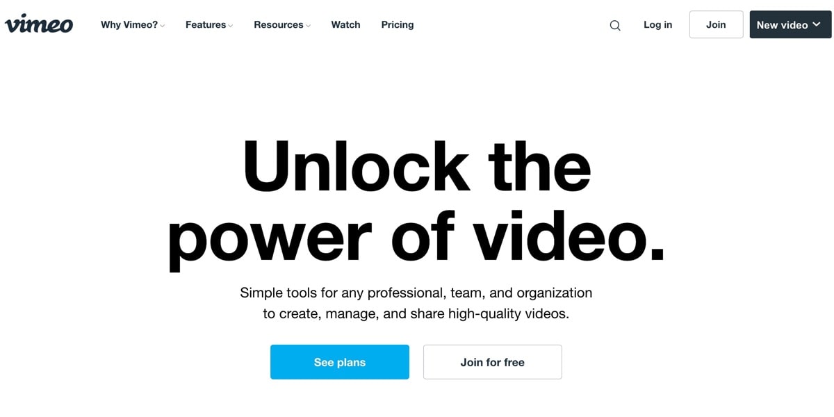 Vimeo Online Video Platform