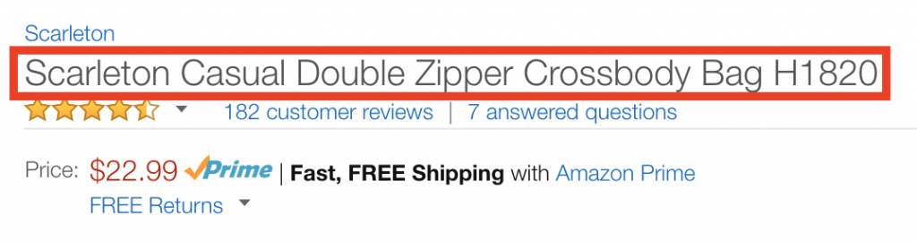 amazon product titles optimization