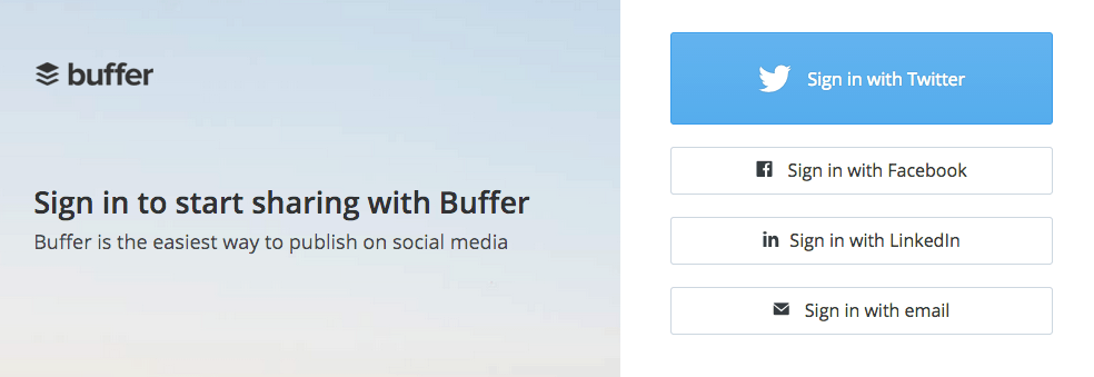 buffer call to action