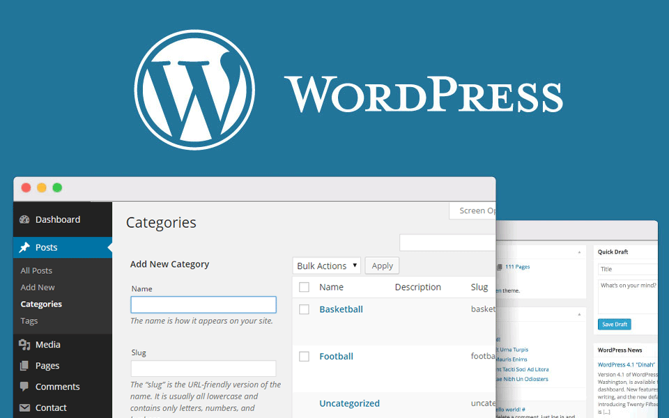 SEO wordpress categories and tags